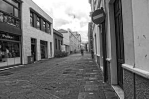 place landscapes with old historic tenements and streets in the former capital of the Spanish Canary Island Tenerife photo