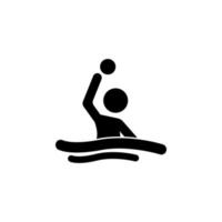 Water polo vector icon