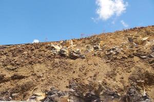 calm mountain landscape around Teide on the Spanish Canary Island Tenerife photo