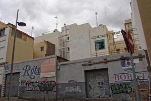 interesante vistoso fiesta casas en el calles de el Español ciudad de Sanca cruz en tenerife foto