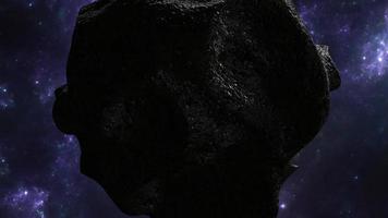 meteoriti colpire il terra. asteroide su un' collisione corso in direzione terra. esplosione, cataclisma fine di il mondo. globale estinzione. elementi di Questo Immagine siamo arredato3d rendere video