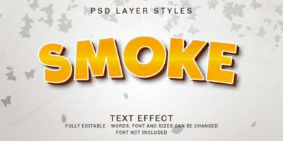 3d popular - editable texto estilo efecto psd