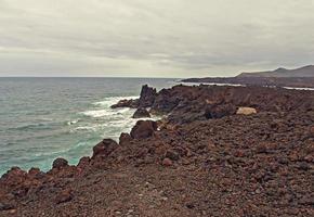 orignal volcanic landscapes from the Spanish island of Lanzarote photo