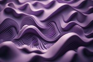3d waves abstract background. . photo