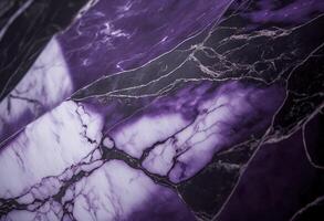 mármol textura púrpura . generativo ai. foto