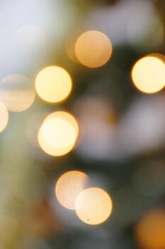 Abstract background with blurred colored lights photo