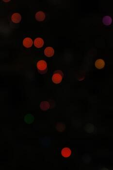 Abstract background with blurred colored lights photo
