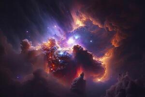 space nebula. aesthetic photo
