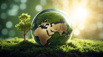 World Environment Day World Environment Day is an international event day designated on June 5th each year to raise awareness of environmental protection around the world, Illustration photo