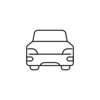 Modern Car Isolated Line Icon. It can be used for websites, stores, banners, fliers vector