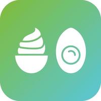 Deviled Eggs Vector Icon Style