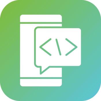 codificación idioma vector icono estilo