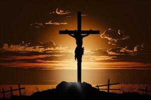 Good Friday Background Image Religious Cross photo