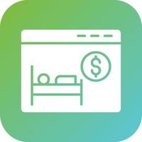 Booking Rate Vector Icon Style