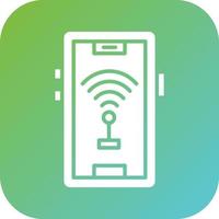 Wifi Tethering Vector Icon Style