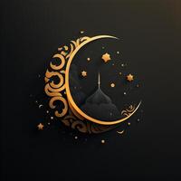 Happy Ramadan Mubarak Eid Mubarak photo