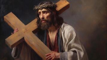 Good Friday Background Image Religious Cross photo