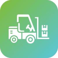 Forklift Vector Icon Style