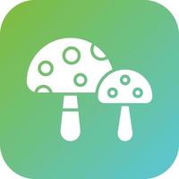 Fungi Vector Icon Style