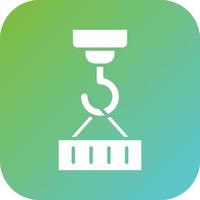 Overhead Cranebox Vector Icon Style