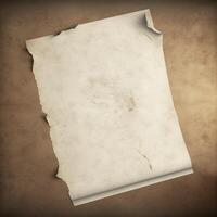 Textured White Yellow Paper by AI photo