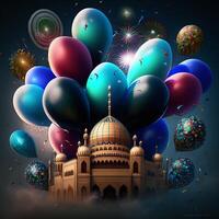 Happy Eid Mubarak Wishes Ramadan Mubarak in Arabic and Urdu Eid Images for Muslim photo