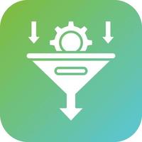 Bottleneck Vector Icon Style