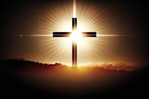 Good Friday Background Image Religious Cross photo