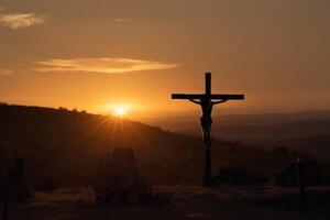 Good Friday Background Image Religious Cross photo