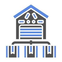 Distribution Center Vector Icon Style