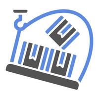 Overflow Shipment Vector Icon Style