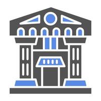 Architecture Museum Vector Icon Style