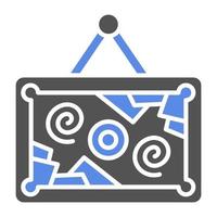 Modern Art Vector Icon Style