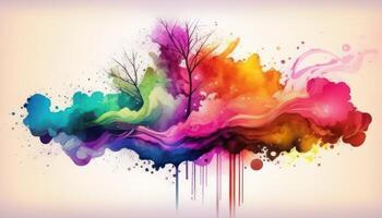 water color background colorful. photo