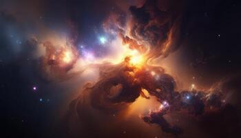 space nebula galaxy universe. photo