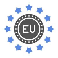 UE vector icono estilo