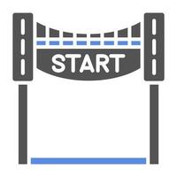 Race Start Vector Icon Style