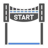 Race Start Vector Icon Style