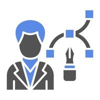 Designer Male Vector Icon Style