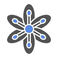 Tiger Lily Vector Icon Style