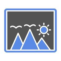 Image Placeholder Vector Icon Style