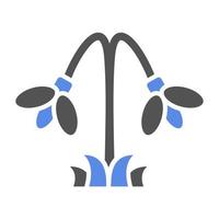 Snowdrop Vector Icon Style