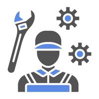 Mechanic Vector Icon Style