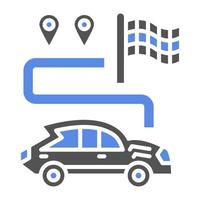 Race Navigation Vector Icon Style