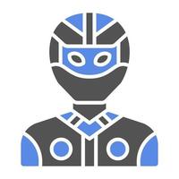 Racer Vector Icon Style