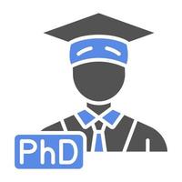 Phd Vector Icon Style