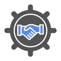 Customer Relationship Ma Vector Icon Style