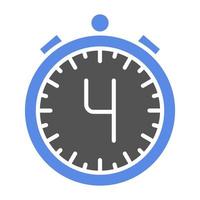 Countdown Vector Icon Style