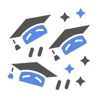 Graduation Vector Icon Style