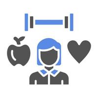 Health Conscious Vector Icon Style